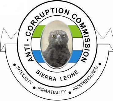 Emblem of the Anti- Corruption Commission (ACC), Sierra Leone's leading anti-graft agency.